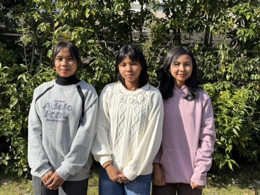 福岡県の介護施設様に配属いたしました。（ミャンマー人女性3名 特定技能）